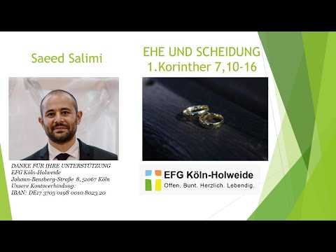 EFG-Köln Holweide | 11.06.2023 | Ehe und Scheidung